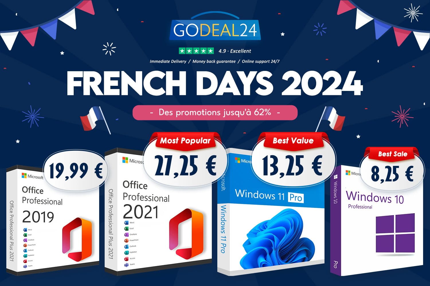 Pour les French Days 2024, GoDeal24 présente des packs Microsoft à vie à partir de 10€ seulement 240923 1500 1000 01net 1