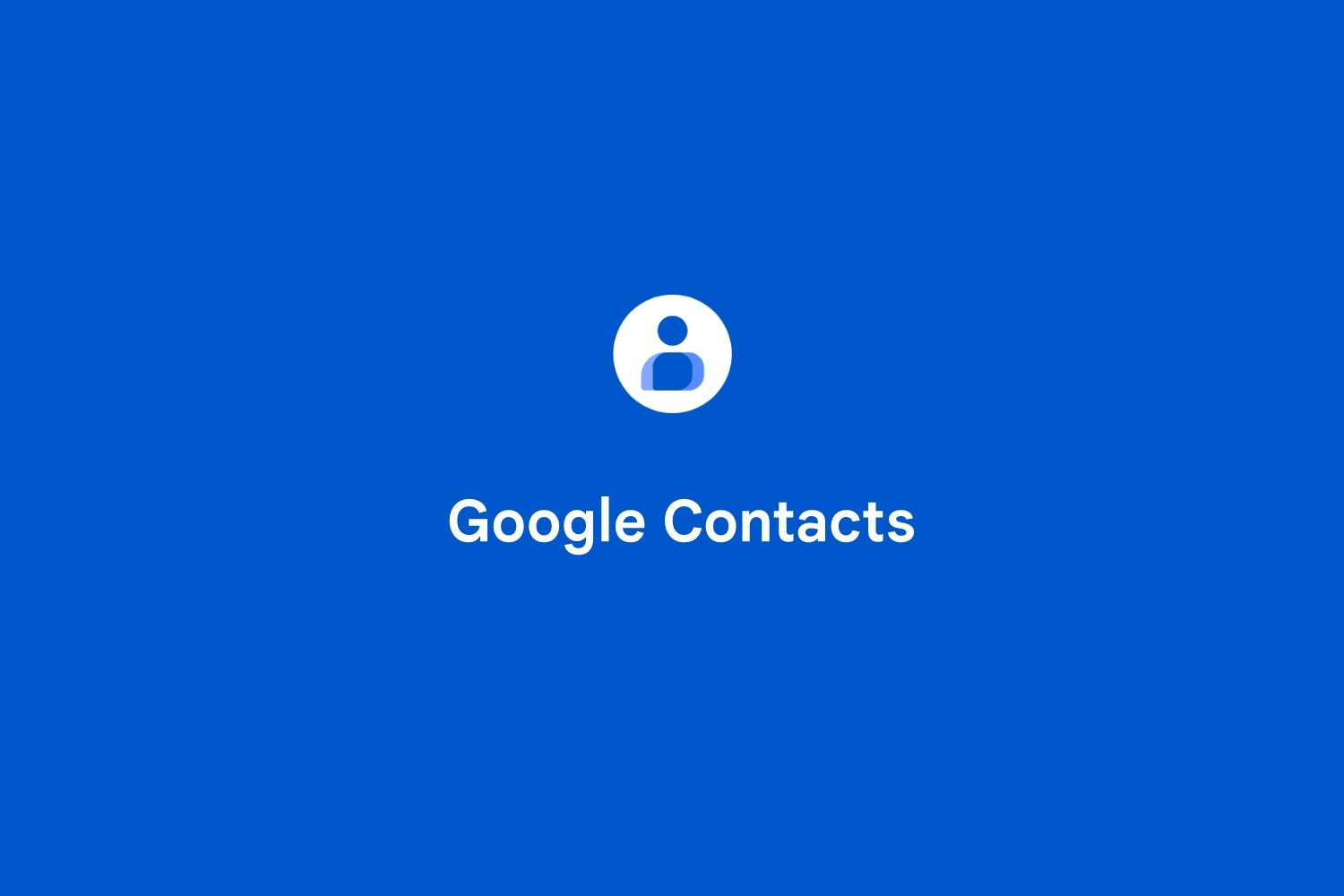 Google Contacts améliore encore son widget google contacts