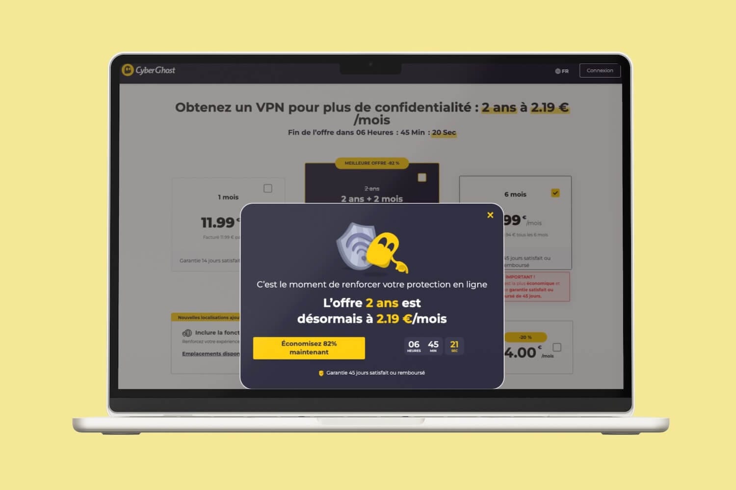 Pas de pitié pour les concurrents, CyberGhost toujours moins cher ! BP CyberGhost 1