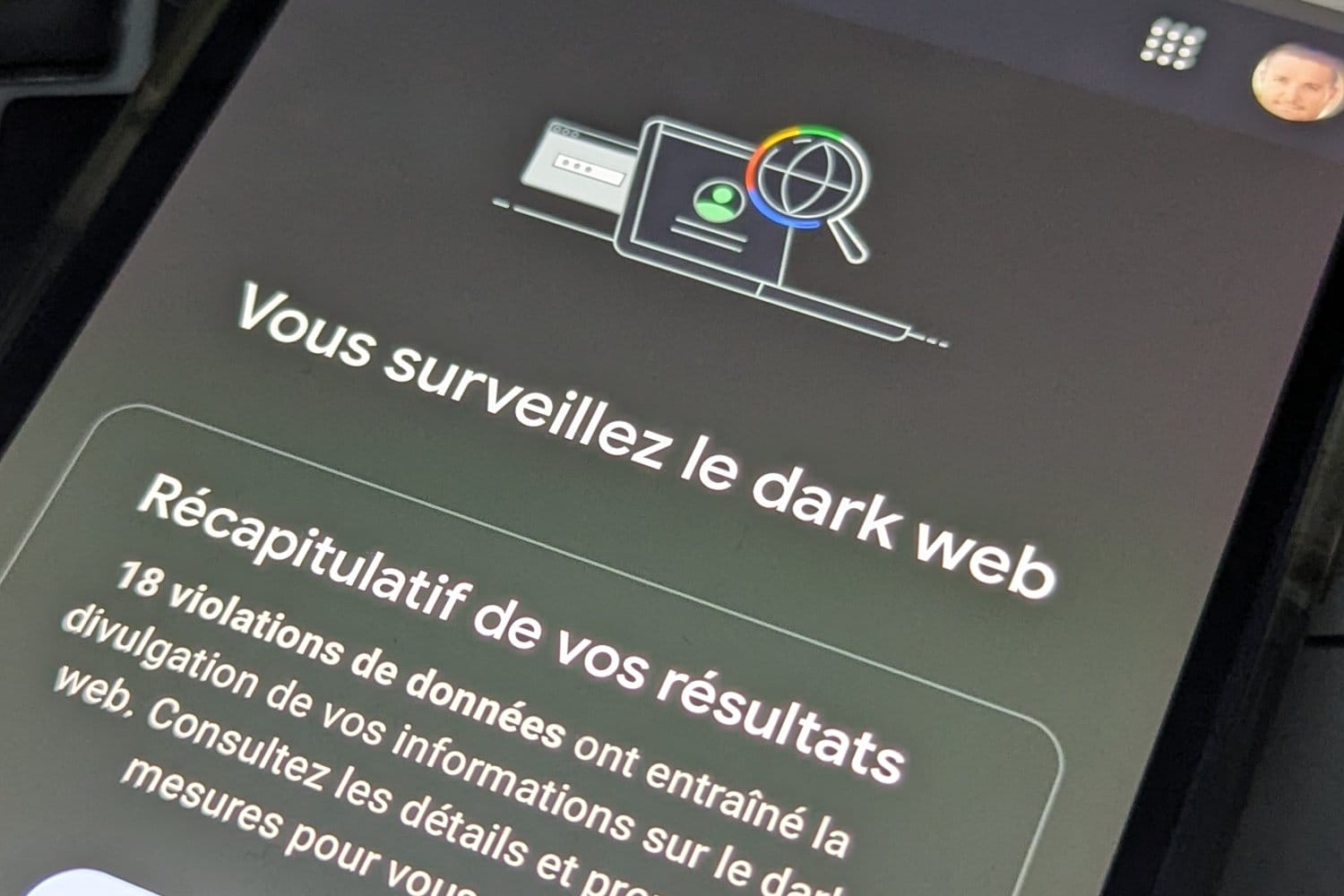 Vos données personnelles sont-elles sur le Dark Web ? Vérifiez-le grâce à cet outil de Google Google Dark Web
