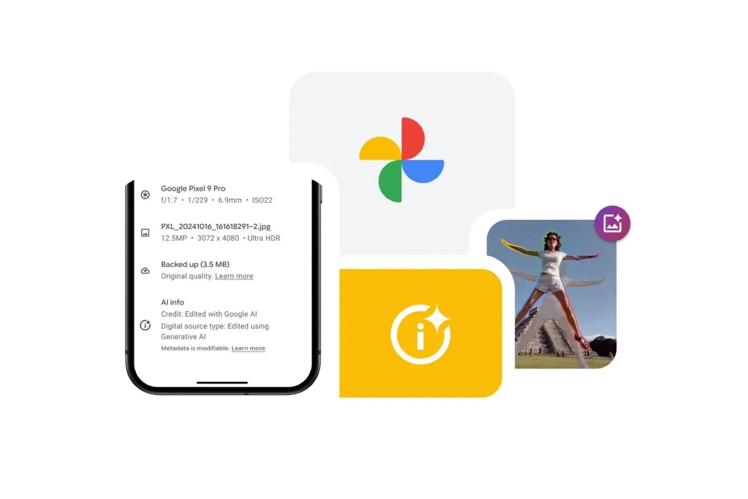 Google Photos va désormais préciser lorsqu'une photo a été éditée par ses outils IA Google Photos editing provenance.width 1600.format webp thxvlgt 01net