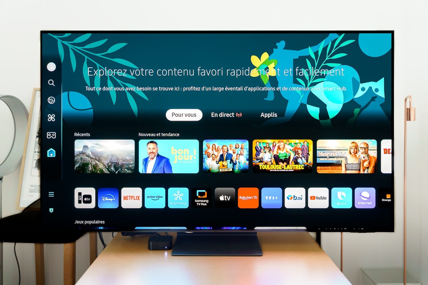 Les TV Samsung reçoivent la nouvelle interface One UI : voici les nouveautés Samsung TQ65S95D 19 DSC00137