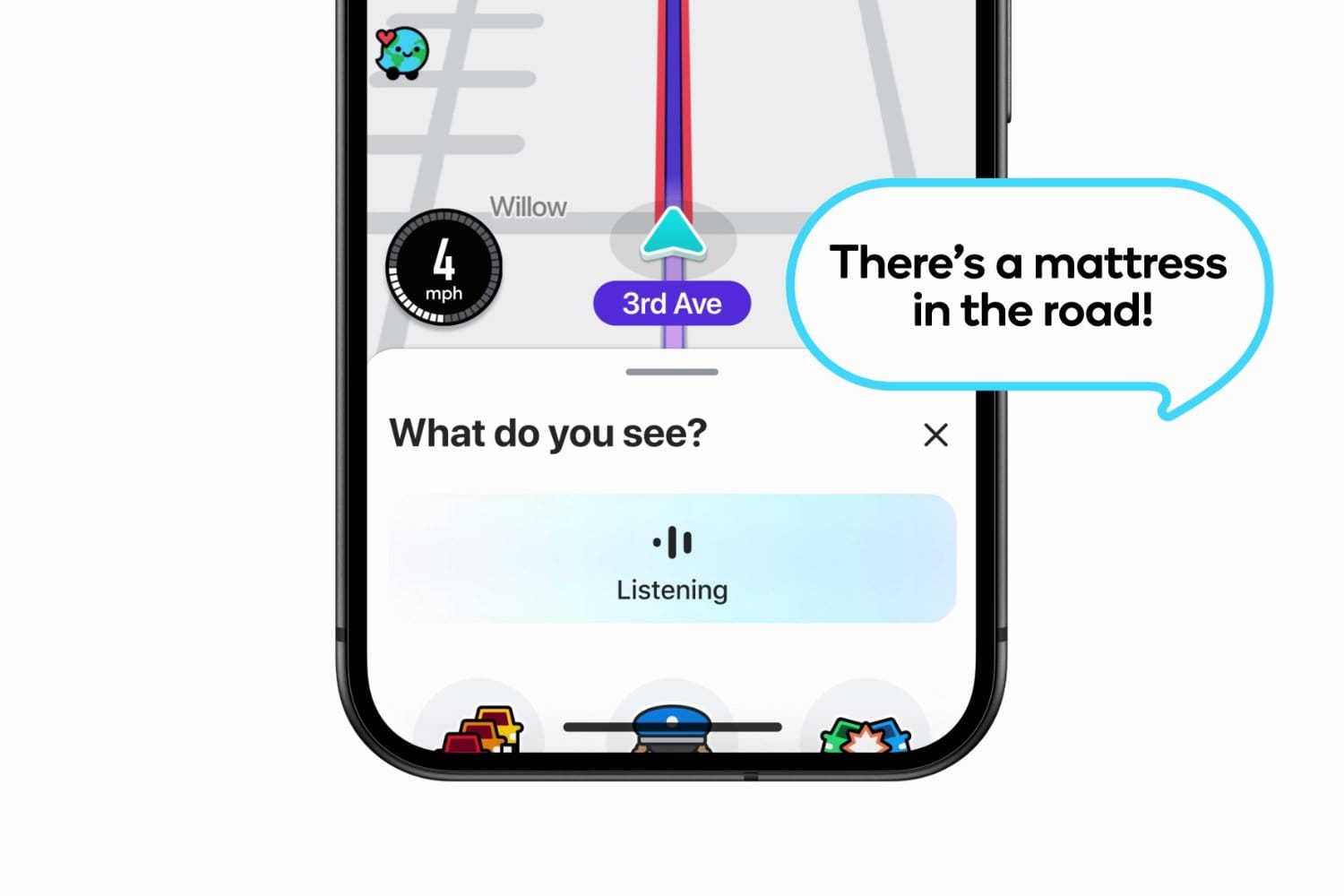 vous pourrez bientôt signaler des incidents (presque) sans les mains Waze Gemini