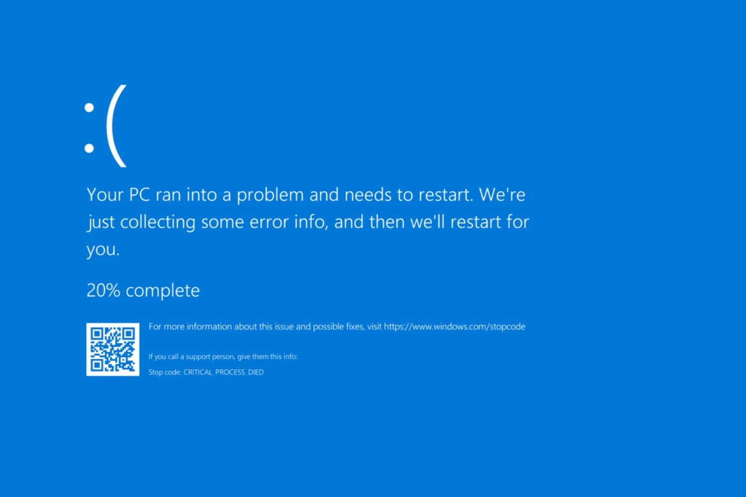 Attention, la dernière mise à jour majeure de Windows peut faire planter votre PC bsod 1