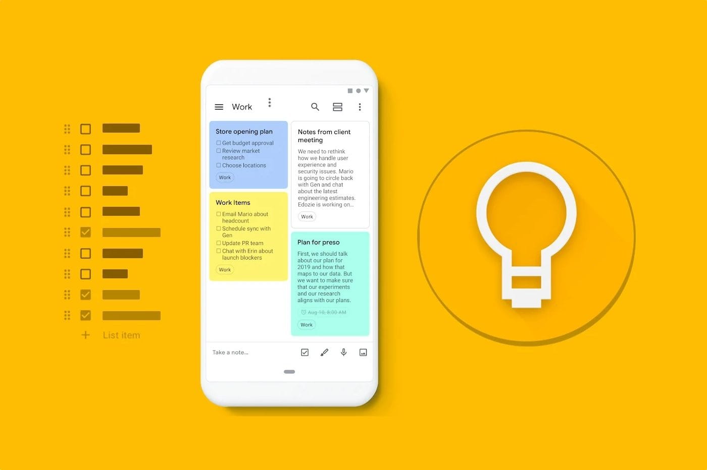 Google Keep prépare des nouveautés alléchantes pour personnaliser vos notes google keep
