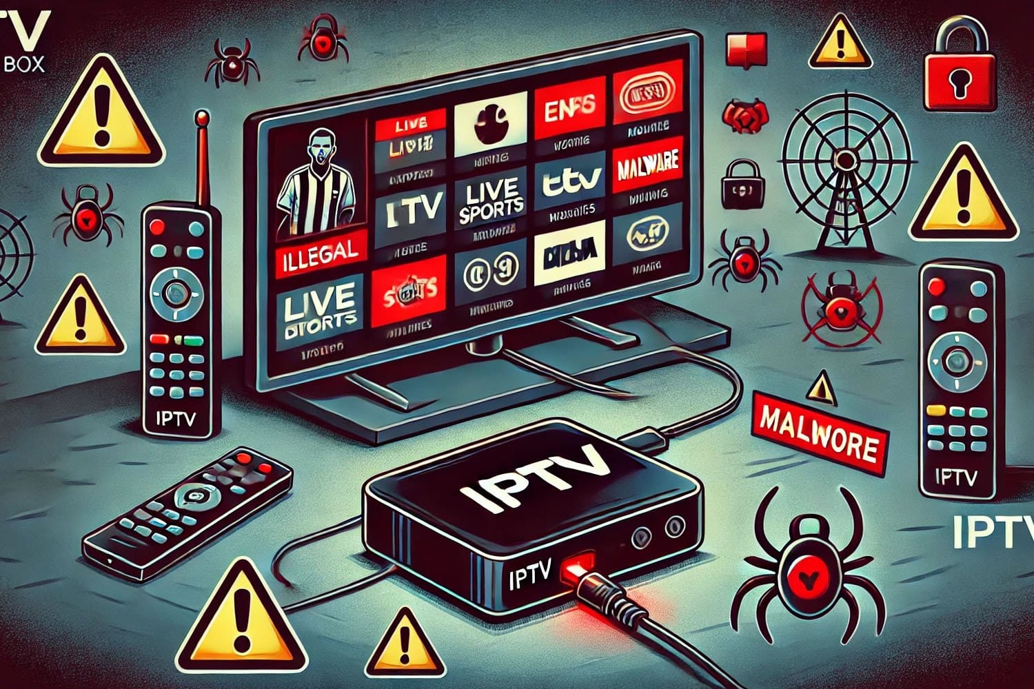 virus, vols de données, espionnage… les dangers du streaming illégal iptv danger cybersecurite