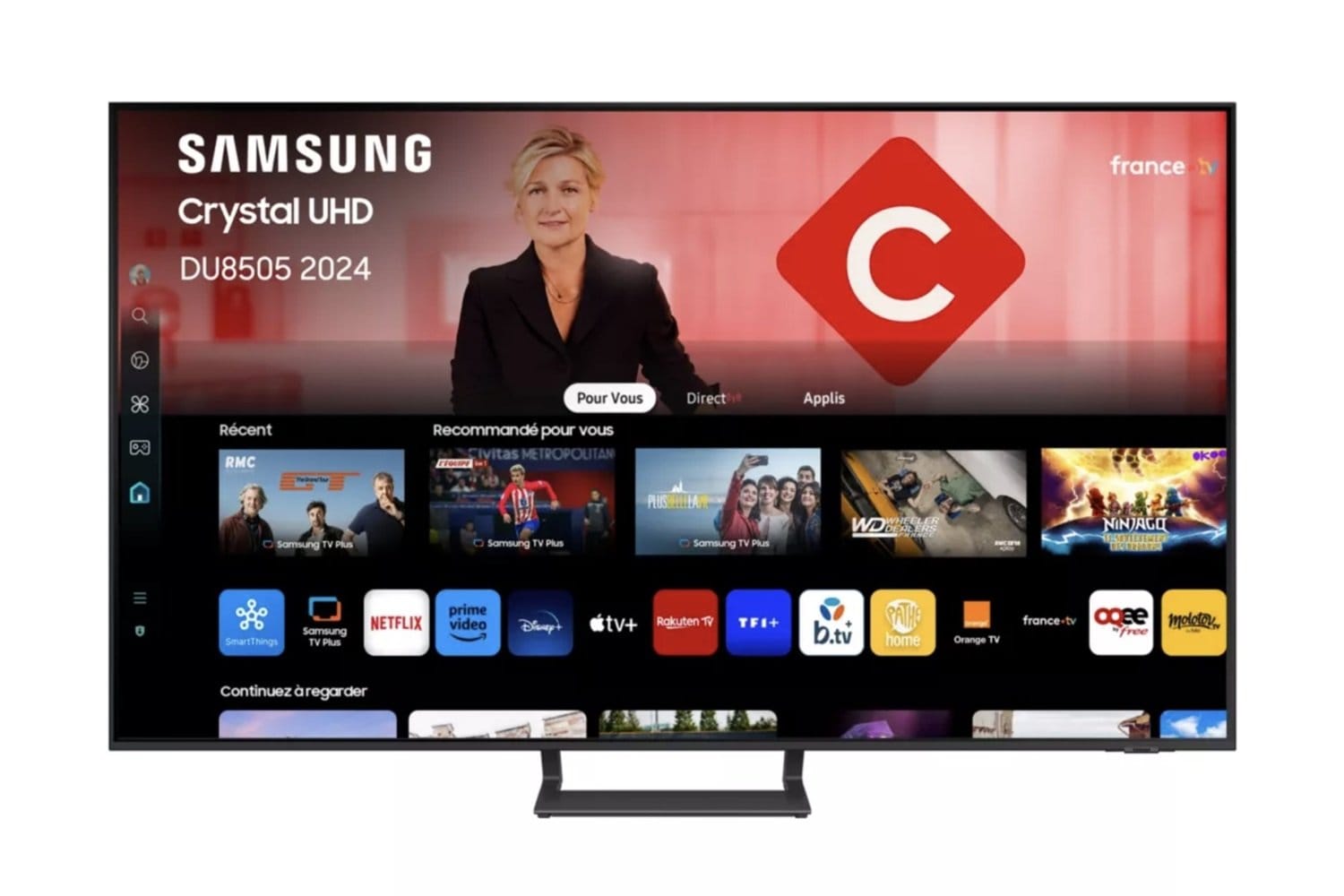 Offre incontournable sur cette immense TV 4K Samsung de 75 pouces (189cm) samsung du8505k