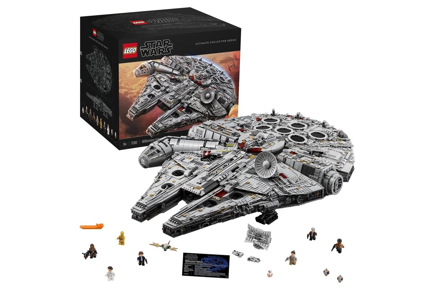 Le colossal set LEGO Star Wars Millennium Falcon est de retour à prix bradé set lego star wars faucon millenium