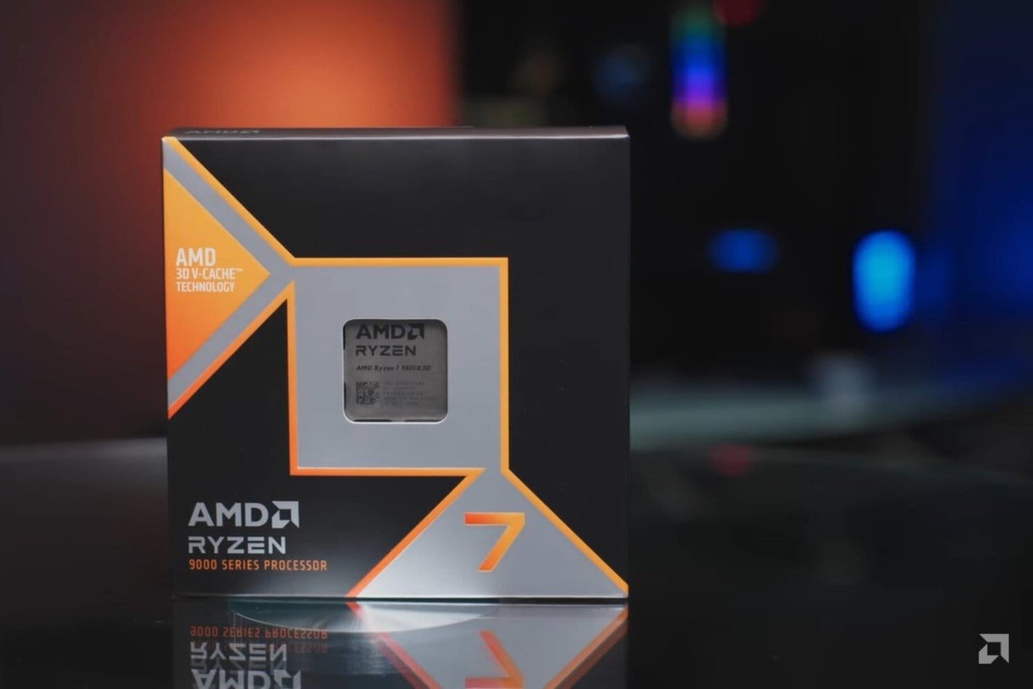 AMD officialise le Ryzen 7 9800X3D, le processeur joueur qui privilégie désormais ses cœurs AMD Ryzen 7 9800X3D3