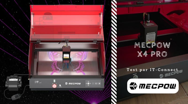 Test Mecpow X4 Pro - Un graveur laser performant et sécurisé Test Mecpow X4 Pro