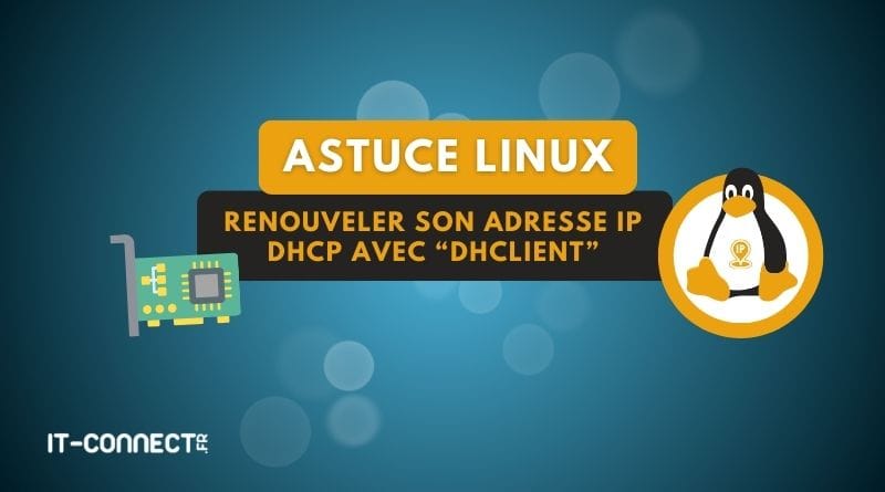 Renouveler son adresse IP DHCP avec dhclient tuto linux renouveler adresse IP dhcp facilement