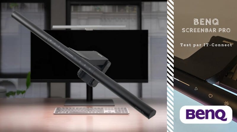 Une lampe de bureau intelligente Test BenQ ScreenBar Pro