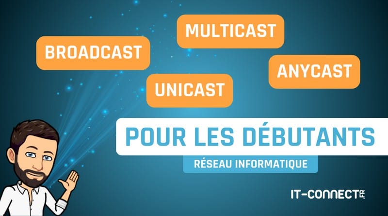 Broadcast, Unicast, Multicast et Anycast pour les débutants reseau broadcast unicast multicast anycast