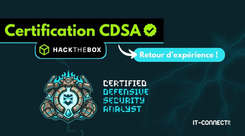 Retour dexperience certification CDSA Hack The