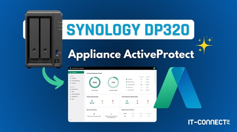 Synology DP320 : découvrez l'appliance ActiveProtect Test Synology DP320 Appliance ActiveProtect