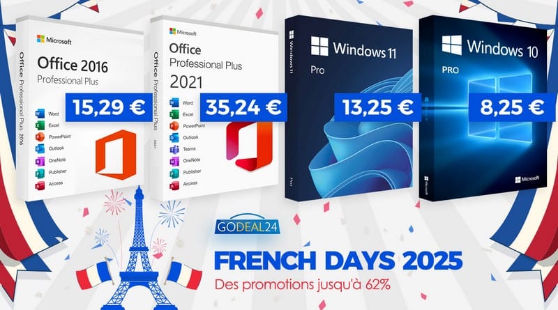 Bon plan GoDeal24 - Des promos sur les licences Microsoft bon plan windows 2025 04 29