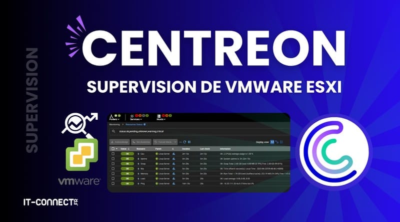 monitoring d'un serveur VMware ESXi Centreon supervision VMware ESXi