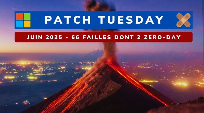 Patch Tuesday - Juin 2025 : 66 failles corrigées par Microsoft Microsoft Patch Tuesday Juin 2025