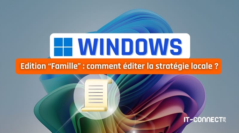 Comment éditer la GPO locale ? Windows 11 Famille Home Editer strategie de groupe
