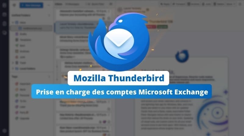 Thunderbird 144 va supporter les comptes Microsoft Exchange Mozilla Thunderbird 144 support Microsoft