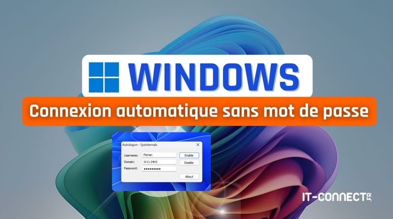 supprimer le mot de passe au démarrage du PC tuto windows 11 connexion automatique sans mot de passe