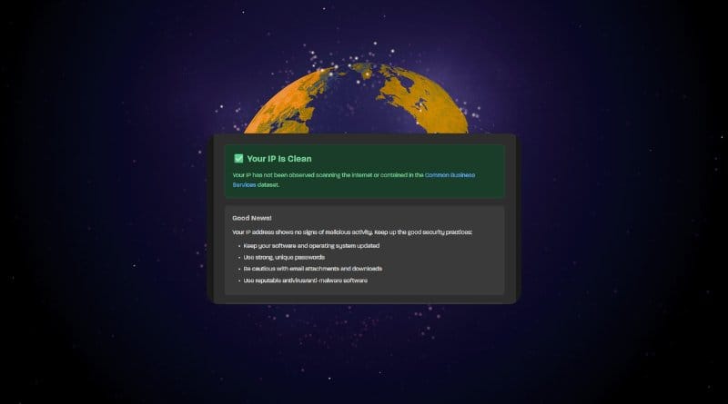 Cet outil gratuit indique si votre adresse IP est associee a des activites malveillantes