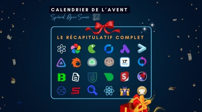 Calendrier de lAvent Open Source 2025 recapitulatif