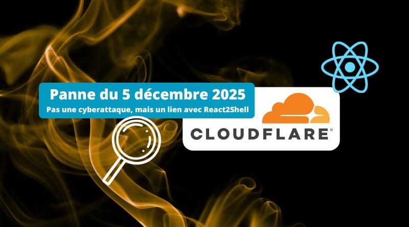 Panne Cloudflare du 5 decembre 2025 un lien avec la faille React2Shell