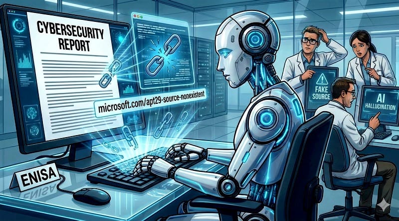 ENISA des sources inventees par lIA decouvertes dans ses rapports officiels