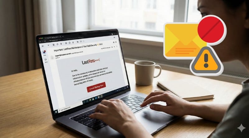 Phishing LastPass Janvier 2026
