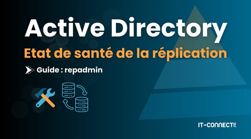 tuto repadmin replication active directory
