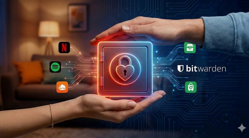 Bitwarden Cupid Vault Partager des mots de passe en couple