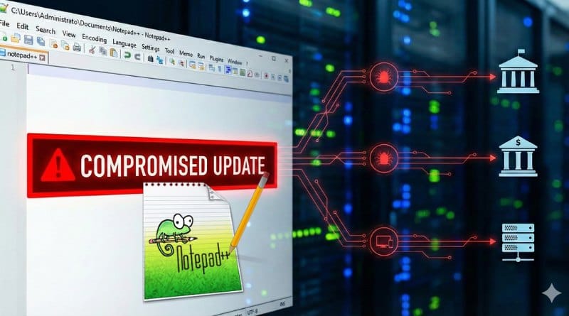 Piratage de Notepad Plus Plus Lotus Blossom suspecte derriere 3 vagues dattaques distinctes