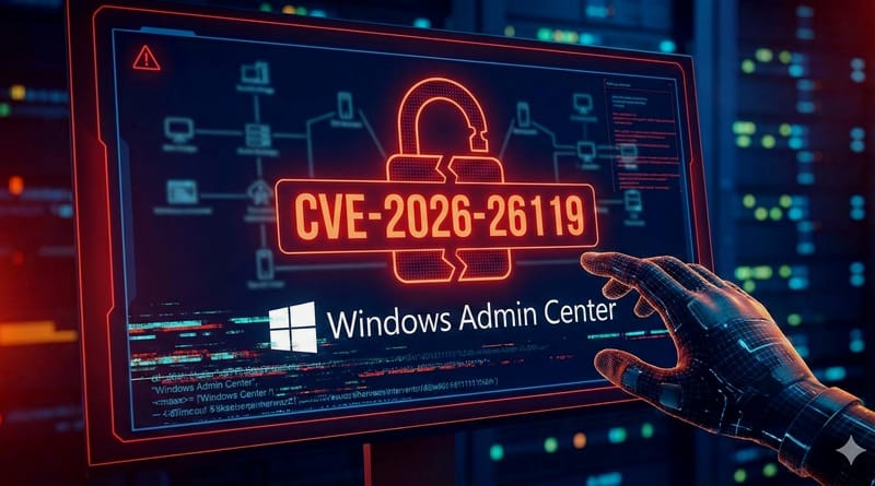 Une faille dans Windows Admin Center peut mener à la compromission de l'AD Windows Admin Center CVE 2026 26119