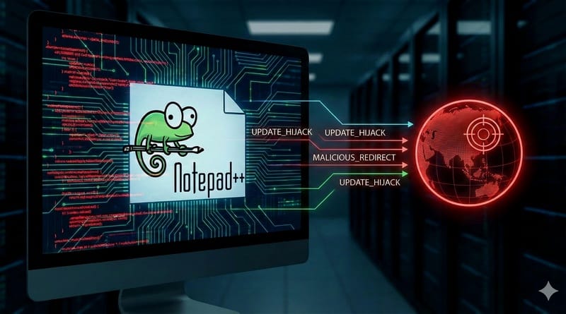 cyberattaque notepad plus plus detournement mise a jour fevrier 2026