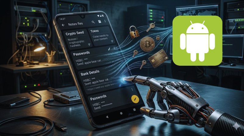Android Le malware Perseus vole les donnees depuis les Notes des utilisateurs
