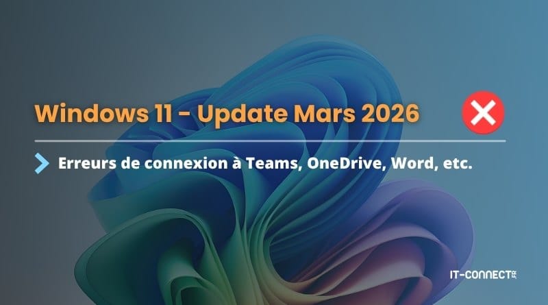 Windows 11 KB5079473 la mise a jour de mars perturbe la connexion a Teams OneDrive etc