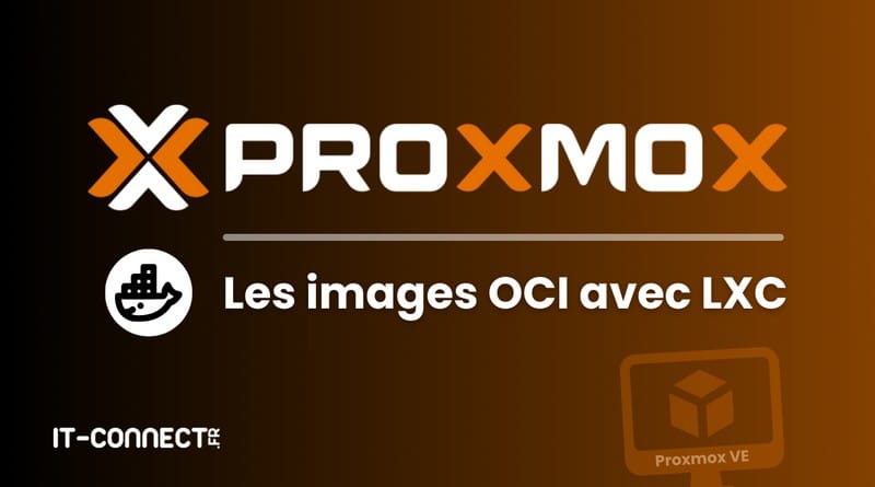 tuto proxmox ve lxc avec images oci
