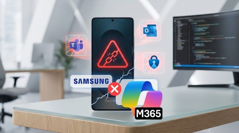 Les mises a jour Samsung davril 2026 cassent les applis Microsoft 365 et Authenticator