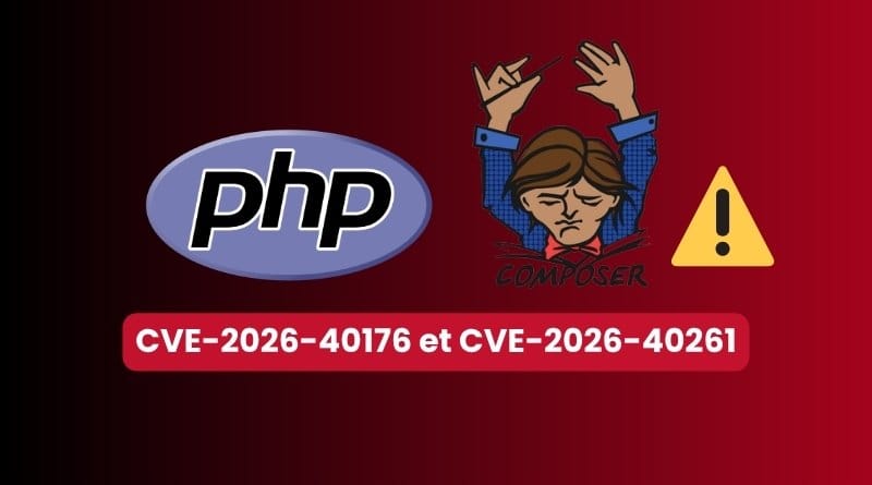 PHP Composer CVE 2026 40176 et CVE 2026 40261