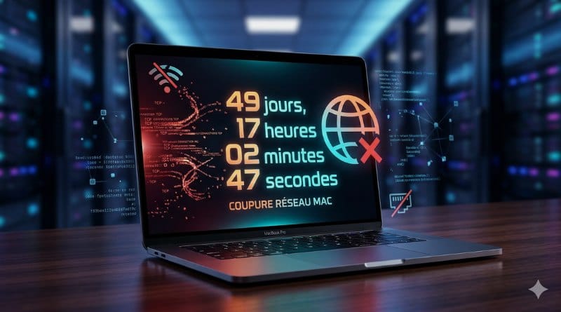 Votre Mac peut perdre sa connexion Internet apres exactement 49 jours