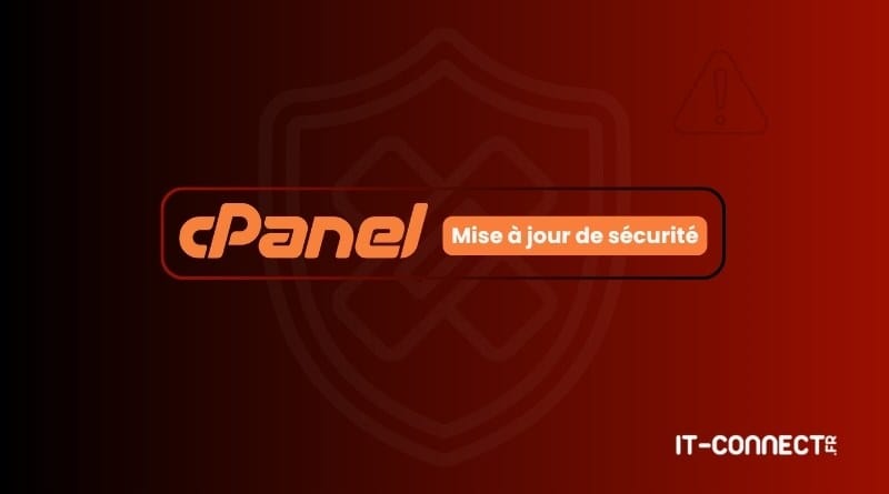 cPanel mise a jour de securite avril 2026