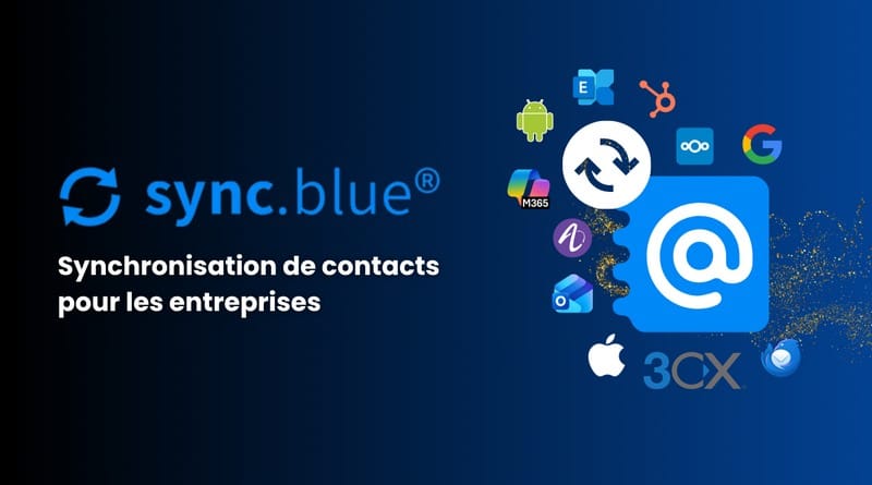 sync.blue solution synchronisation contacts pour les entreprises