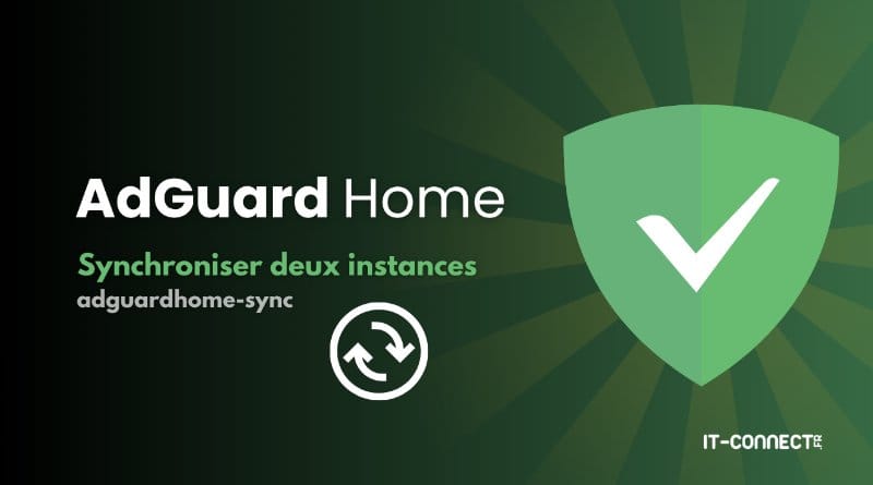 tuto adguard home sync 2 serveurs dns