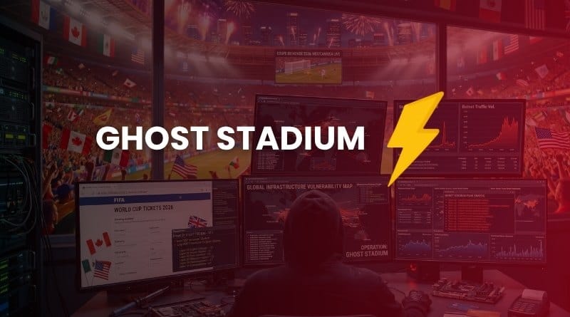GHOST STADIUM Campagne malveillante Fifa World Cup 2026