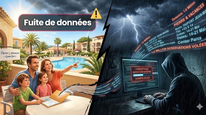 Piratage Pierre et Vacances Center Parcs 16 million de dossiers de reservations concernes