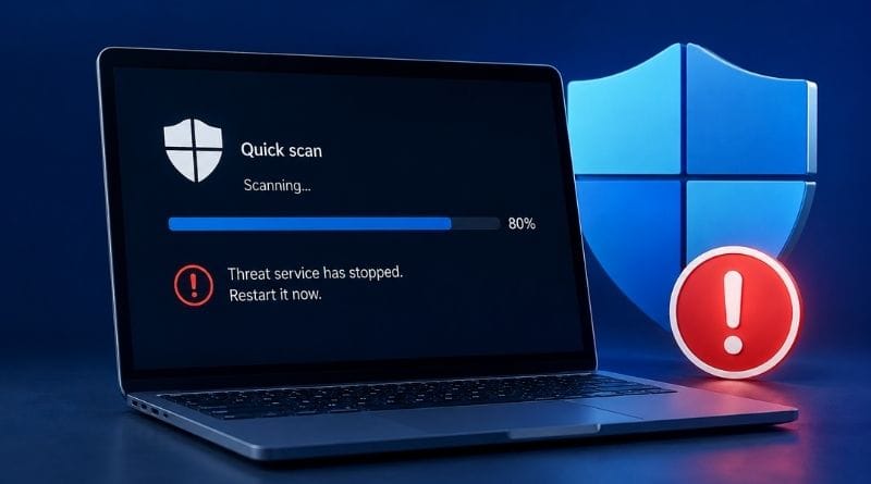 Votre analyse Defender sarretait a 80 pourcent sur Windows Microsoft a corrige ce bug