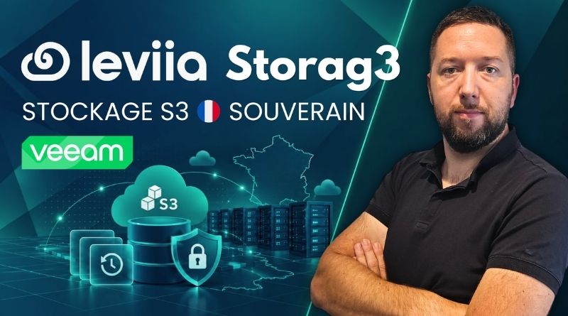 leviia storag3 stockage S3 immuable en France